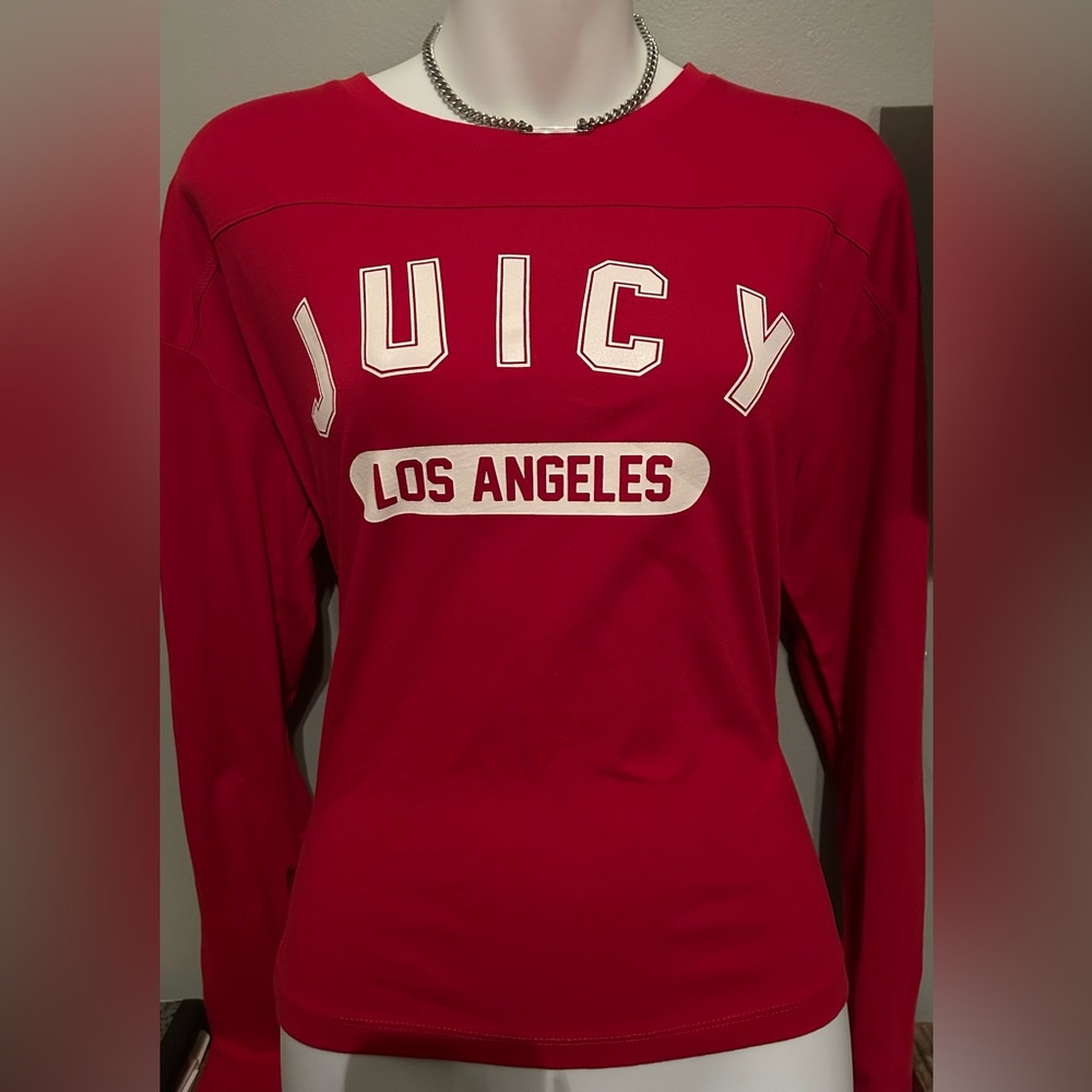 Juicy Couture Los Angeles red long sleeve❤️